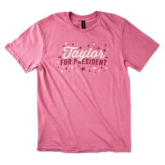 Southern Fried Design Barn Taylor for President Pink T-Shirt