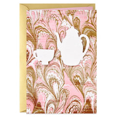 Tea Set Birthday Card