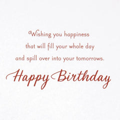 Tea Set Birthday Card
