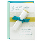 No One Can Do What You're Meant to Do Graduation Card for Granddaughter