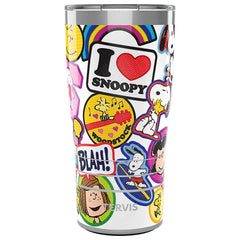 Tervis Peanuts Sticker Collage Stainless Steel Tumbler, 20 oz.