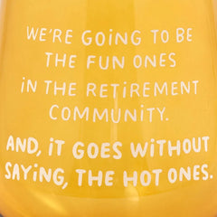 The Hot Ones Funny Stemless Wine Glass, 15.5 oz.