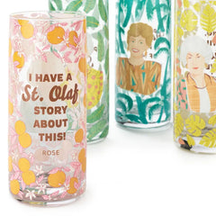 The Golden Girls Cameos and Quotes Drinking Glasses, Set of 4