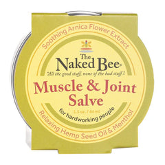 The Naked Bee Muscle and Joint Salve, 1.5 oz.