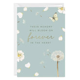 Marjolein Bastin Their Memory Will Bloom Forever Custom Sympathy Card