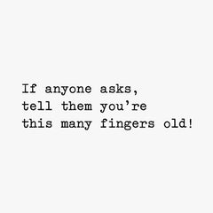 This Many (Middle) Fingers Old Funny Birthday Card