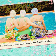 Closer to Moving to Florida Funny Birthday Card