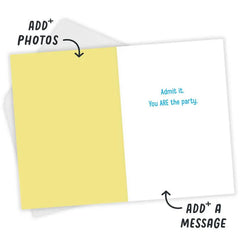 Fun Ticket Custom Birthday Card