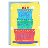 Happy, Happier, Happiest Birthday Card