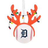 MLB Detroit Tigersâ„¢ Reindeer Baseball Hallmark Ornament