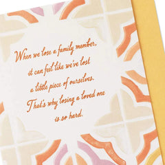 Your Connection Is for Always Sympathy Card for Loss of Family Member