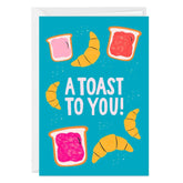 Toast Funny Custom Congratulations Card