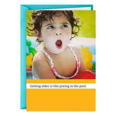 Maybe Nobody Will Notice Funny Birthday Card