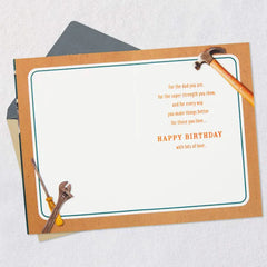 Nothing You Can’t Fix Birthday Card for Dad