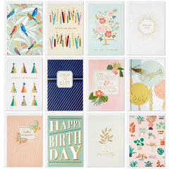 Touch of Elegance Assorted Boxed All-Occasion Cards, Pack of 12
