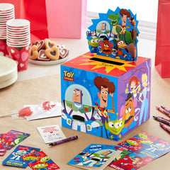 Disney/Pixar Toy Story Kids Classroom Valentines Set With Cards and Mailbox