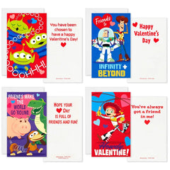 Disney/Pixar Toy Story Kids Classroom Valentines Set With Cards and Mailbox