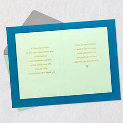 Love You More Every Year Birthday Card for Wife