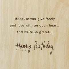 You're a Source of Comfort and Support Birthday Card for Dad