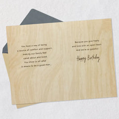 You're a Source of Comfort and Support Birthday Card for Dad