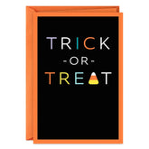 Trick-or-Treat Candy Halloween Card