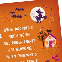 Happy Thoughts of You Halloween Card