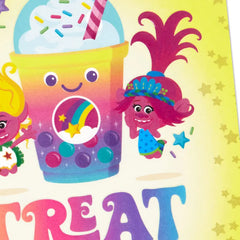 DreamWorks Animation Trolls Treat Yourself Birthday Card for Kids