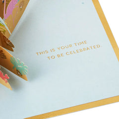 Your Time to Celebrate Tropical Beach 3D Pop-Up Card