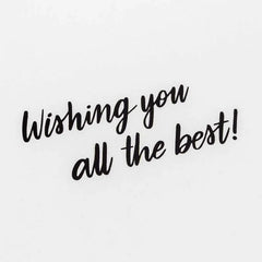 Good Wishes and Good Vibes Goodbye Card