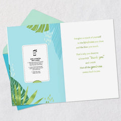 Grateful for Your Kindness Gift Card Greeting Thank-You Card