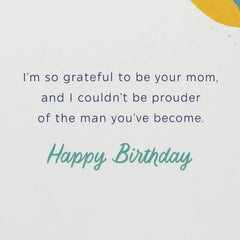 There's Goodness Inside of You Birthday Card for Son From Mom