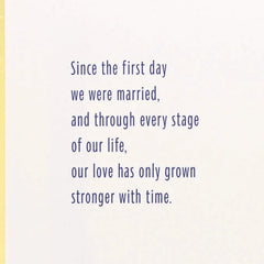 Tropical Leaves 25th Anniversary Card for Husband