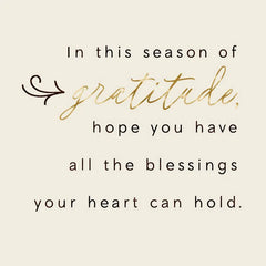 All the Blessings Your Heart Can Hold Thanksgiving Card