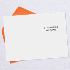 Turkey Sending a Little Love Thanksgiving Card