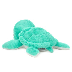 Turquoise Sea Turtle Plush, 8" L