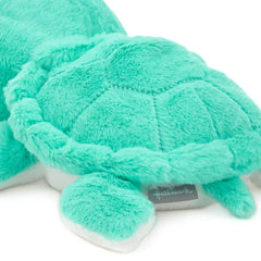 Turquoise Sea Turtle Plush, 8" L