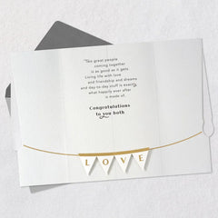 Two Grooms, One Happy Day Wedding Card for Couple