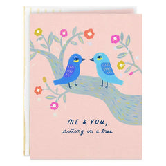 Me and You %#@*-ING in a Tree Funny Love Card