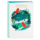 Meant to Be Part of Each Other's Lives Christmas Card for Best Friend