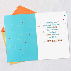 Our Stories Never Get Old Birthday Card for Cousin