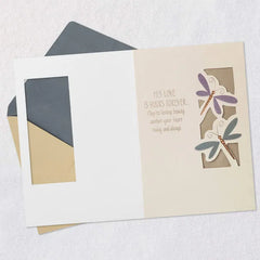 His Love Is Yours Forever Sympathy Card for Loss of Husband