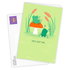 You Get Me Frogs Custom Card