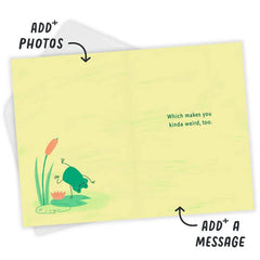 You Get Me Frogs Custom Card