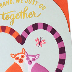 We Just Go Together Anniversary Card for Husband