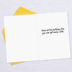 Two Snakes and a Cupcake Funny Birthday Card