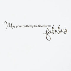 UNICEF Fabulous Birthday Card With Bracelet for Her