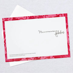 UNICEF Fabulous Birthday Card With Bracelet for Her