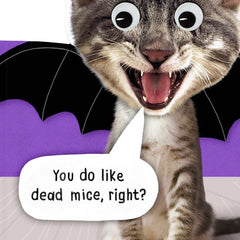 Mice Treats Funny Halloween Card from Cat
