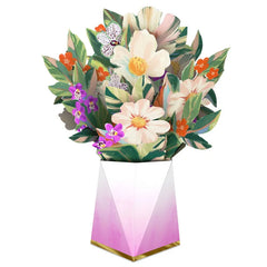 Lacey Chabert Collection Beautiful Day Flower Bouquet Jumbo 3D Pop-Up Mother's Day Card