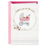 Sweet Little Miracle, Big Love New Baby Girl Card